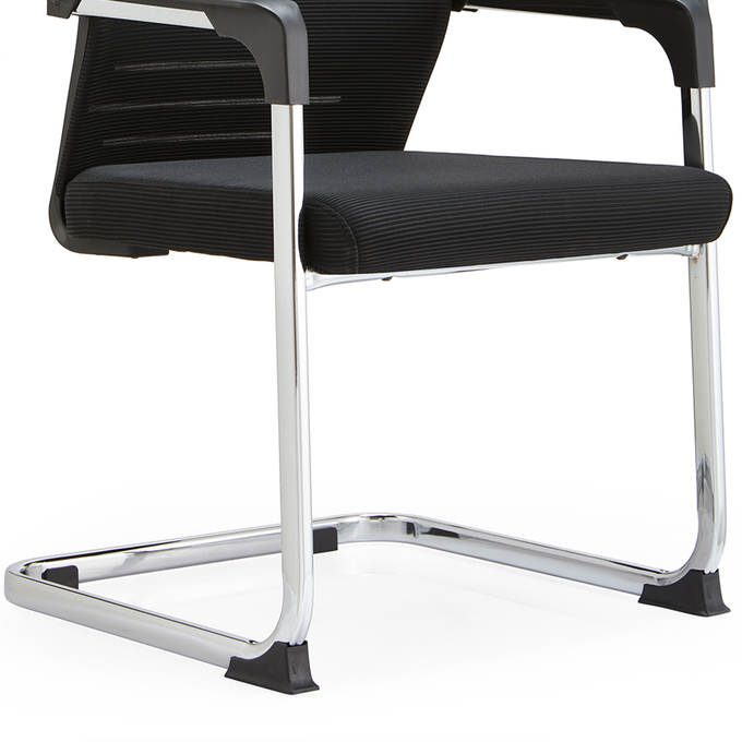 Modern Wholesale Steel Structure Plastics Student Training Meeting Conference Task Fixed Bow Base Leg Mesh Office Chair