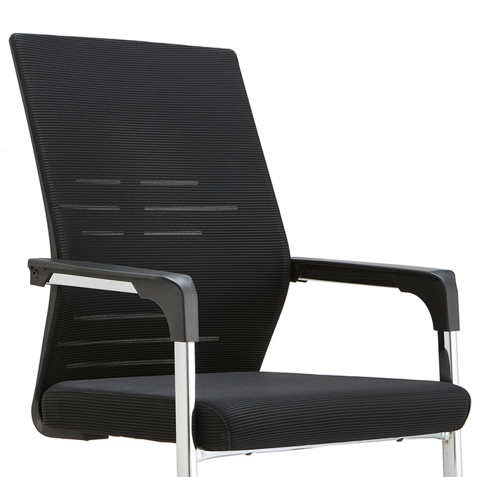 Modern Wholesale Steel Structure Plastics Student Training Meeting Conference Task Fixed Bow Base Leg Mesh Office Chair