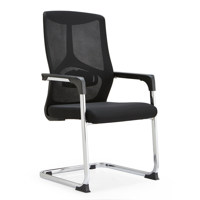 Wholesale Mid Back Meeting Visitor Fixed Bow Leg Ergonomic Mesh Office Chair