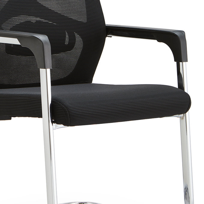 Wholesale Mid Back Meeting Visitor Fixed Bow Leg Ergonomic Mesh Office Chair