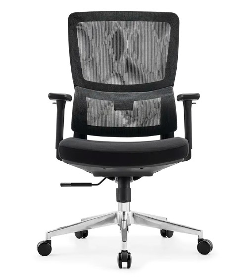 Mid Back Ergonomic Breathable Mesh Office Chair Swivel Height Adjustable Work Staff Chair