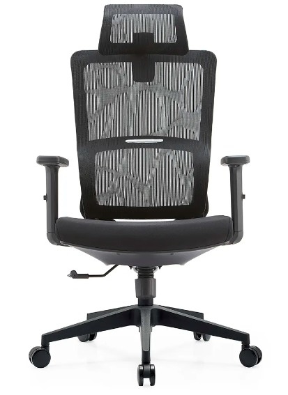 Black Full Mesh Mesh Furniture Lumbar Support Massage Modern Wholesale Armrest Comfort Fabric Ergonomic Office Chair