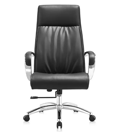High Back Pu Leather Ergonomic Adjustable Swivel Office Chair