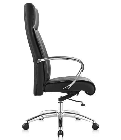 High Back Pu Leather Ergonomic Adjustable Swivel Office Chair