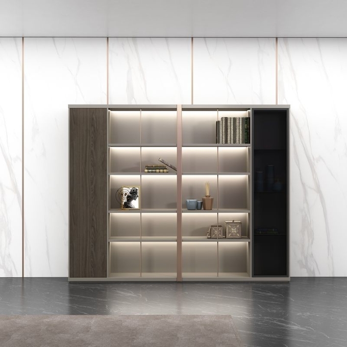Modern Office Furniture Ceo Boss Manager Desk Shelf Background Cabinet Filing Storage Office File Cabinets Bookcase
