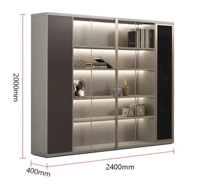 Modern Office Furniture Ceo Boss Manager Desk Shelf Background Cabinet Filing Storage Office File Cabinets Bookcase