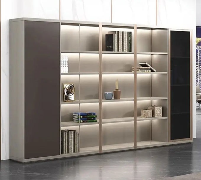 Factory Hot New Commercial Furniture Office Large Bookshelf Mfc File Storage Office Cabinet
