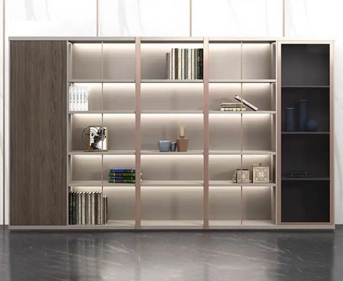 Factory Hot New Commercial Furniture Office Large Bookshelf Mfc File Storage Office Cabinet