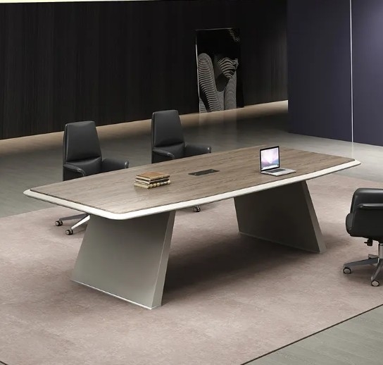 Modern Simple Office Funiture Rectangular Negotiation Conference Meeting Room Table