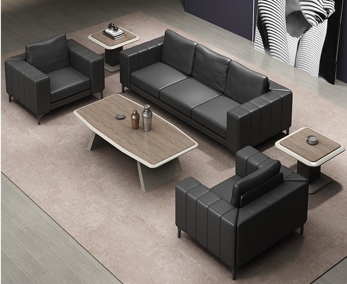 Office Furniture Modern Sofa Center Table Set Mdf Wooden Tea Table Coffee Table