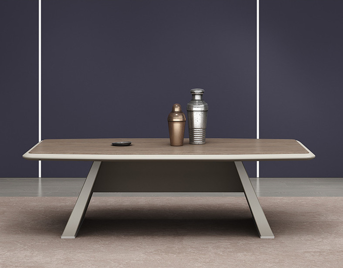 Office Furniture Modern Sofa Center Table Set Mdf Wooden Tea Table Coffee Table