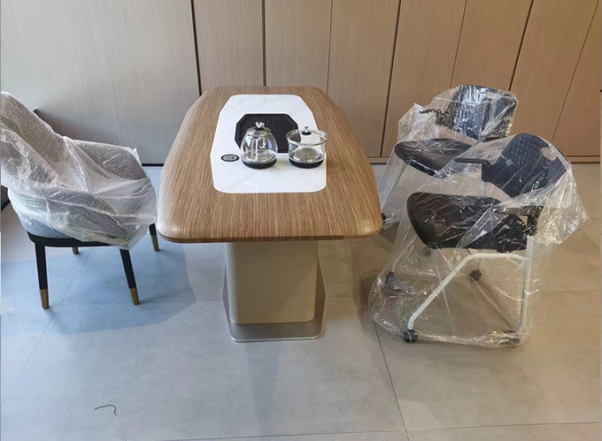 Office Furniture Modern Sofa Center Table Set Mdf Wooden Tea Table Coffee Table