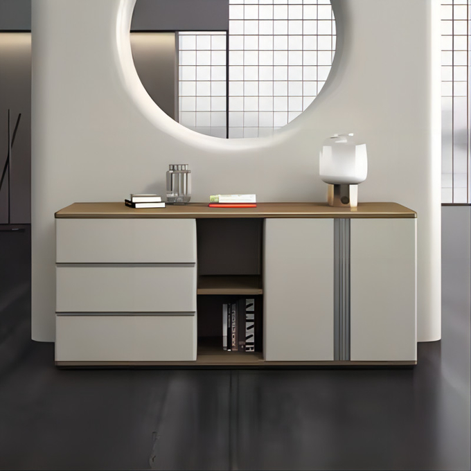 Light Luxury Wind Entry Door Modern Simple Storage Partition Office Furniture Tea Water Cabinet