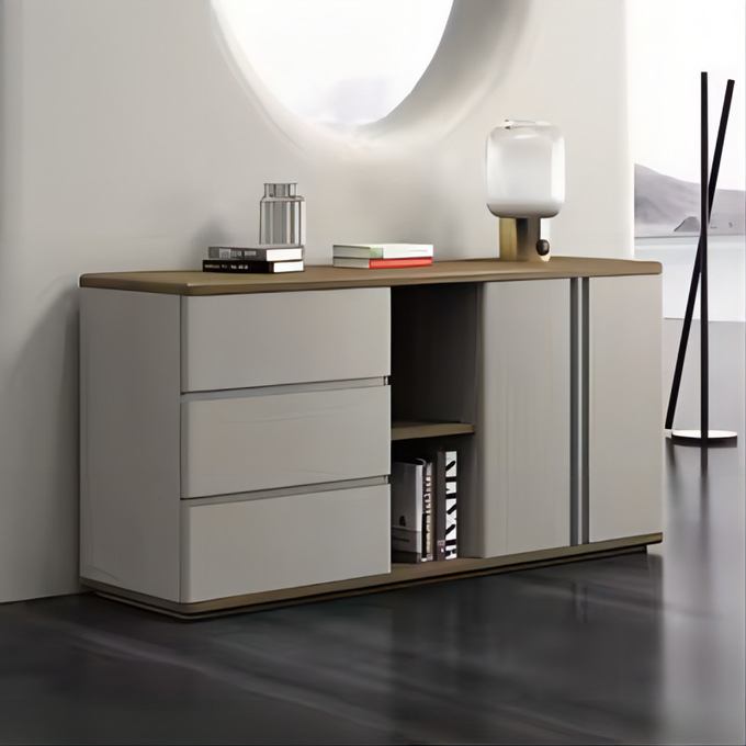 Light Luxury Wind Entry Door Modern Simple Storage Partition Office Furniture Tea Water Cabinet
