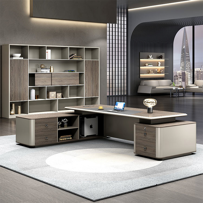 Luxury Wooden Ceo Tables Boss Manager Office Table Modern Executive Desks Escritorio Office Desk