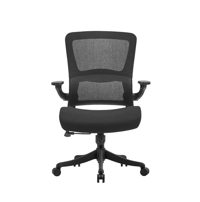 Ergonomic Office Chairs With Adjustable Armrests Waist Support Impeller Rolling Mesh Computer Administrative Rotating Chair