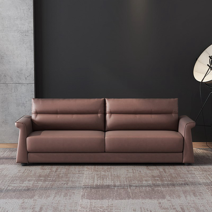 Office Furniture Commercial Office Reception Sofa Set Luxury Leather Sofa Italian Sectional Sofa Office Room Hall Waiting Couch